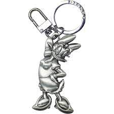 Daisy Duck Peweter Keychain