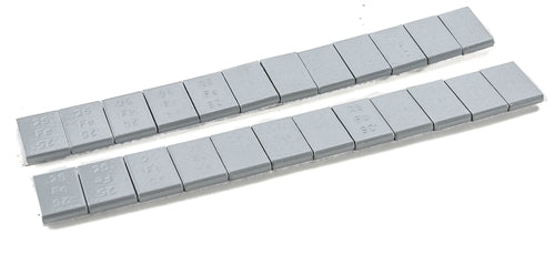 A-Line 13003 Flat Steel Freight Car Weight 1/4oz 1/2 x 3/4 x 1/8" Pkg of 24 NIB