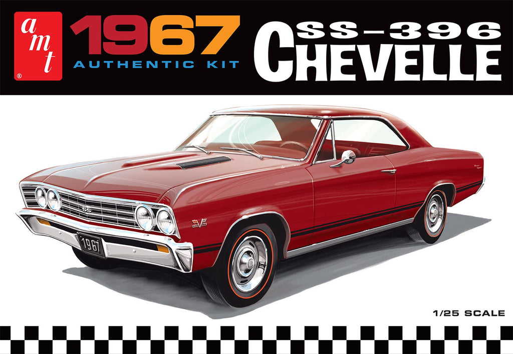 AMT 1967 Chevrolet Chevelle SS395 1:25 Plastic Model Kit