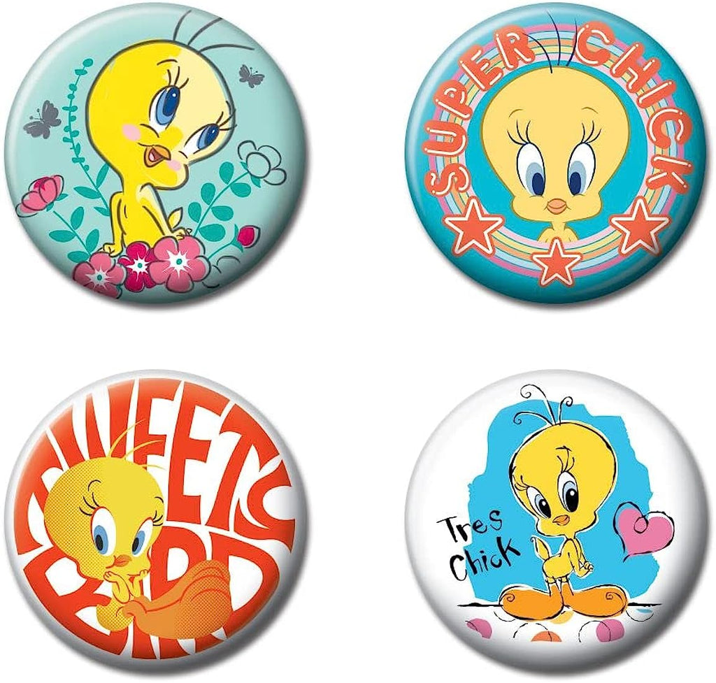 Looney Tunes Tweety 4pc Button Set