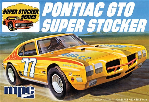 MPC MPC939 1970 Pontiac GTO Super Stocker 1/25 Scale Plastic Model Kit NIB