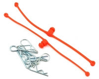 Du-Bro 2252 Body Klip Retainers w/Body Clips Orange