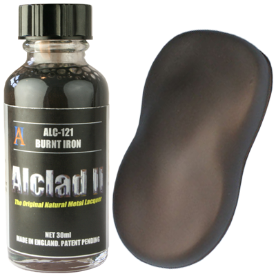 Alclad II 121 Burnt Iron Lacquer Paint 30mL NIB