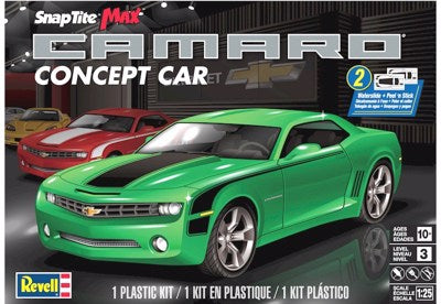 Revell Camaro Concept Car 1/25 SnapTite Max  Plastic Model Kit