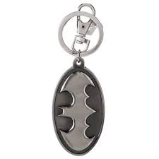 Batman Pewter Logo Keychain