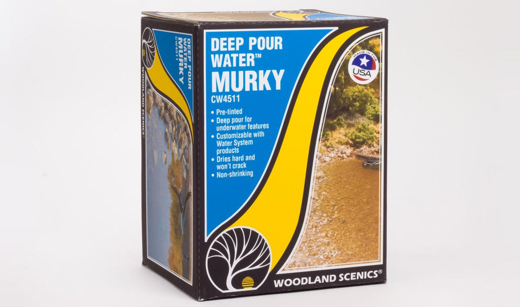 Woodland Scenics Deep Pour Water System Murky 12oz 355mL