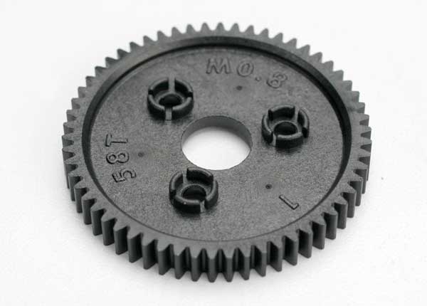 Traxxas 3958 SPUR GEAR, 58 TOOTH, 0.8 METRIC PITCH, COMPATIBLE WITH 32 PITCH