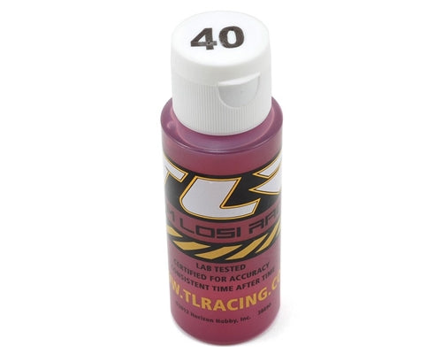 Team Losi Racing TLR74010 Silicone Shock Oil (2oz) (40wt) NIB