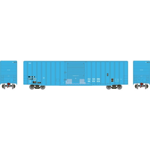 Athearn Ready To Roll ATH72764 HO 60' ICC Hi-Cube Boxcar Burlington Northern BN #377302 Sky Blue White Lettering NIB RTR