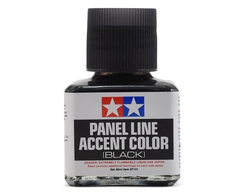 Tamiya 87131 Panel Line Accent Color Black 40mL NIB