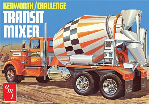 AMT AMT1215 Kenworth Challenge Transit Cement Mixer 1/25 Plastic Model Kit