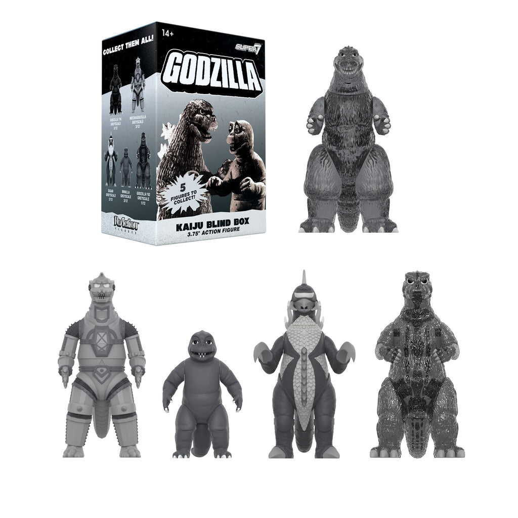 Super7 Toho's Godzill Silver Screen Kaiju ReAction Figures Series 2 Mystery Box