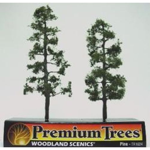 Woodland Scenics Ready Made Premium Trees Pine 5-1/8 & 4-1/2" (13 & 11.4cm) 1 Each