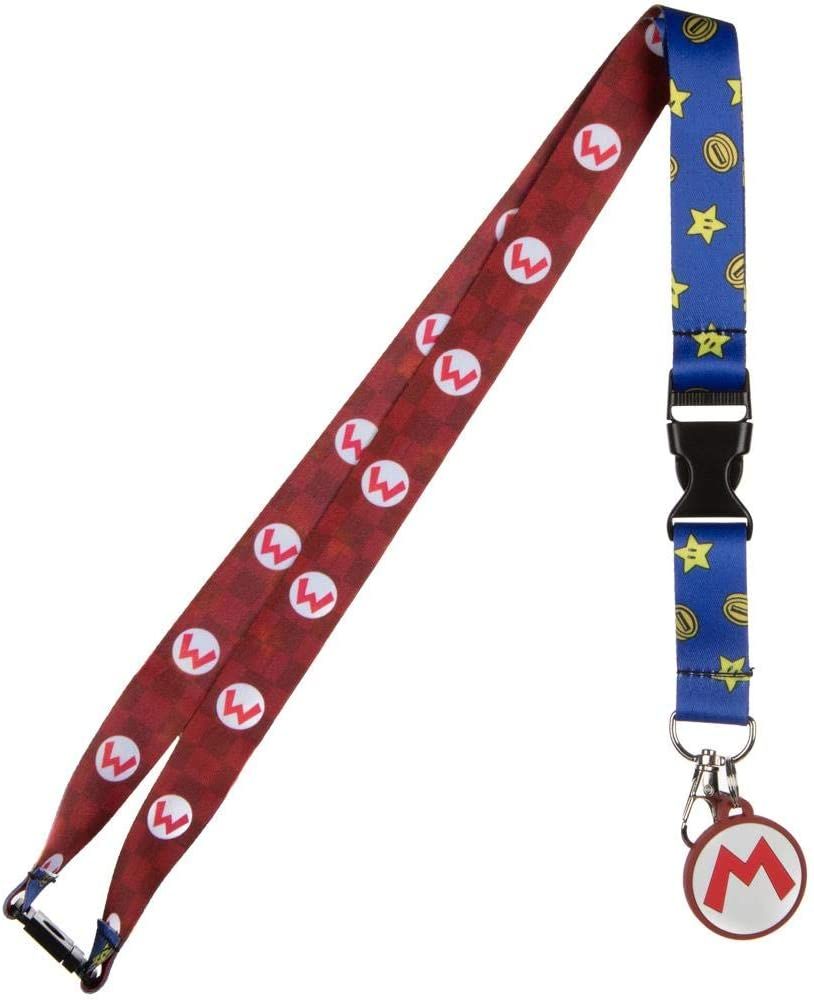 Super Mario Red Checkered Lanyard