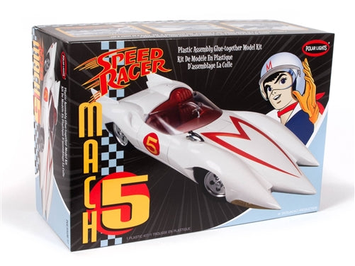 Polar Lights 990 Speed Racer Mach 5 SCP 1/25 Plastic Model Snap Kit