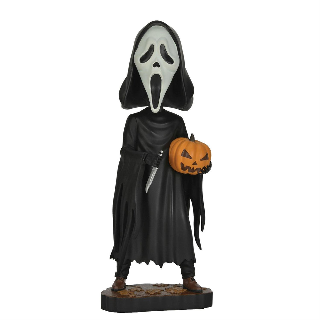 Ghostface with Pumpkin Head Knocker