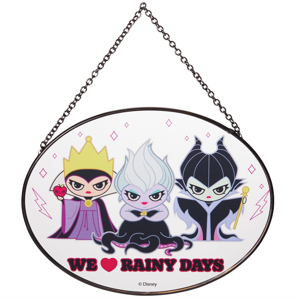 Disney Villain "We Love Rainy Days" Suncatcher