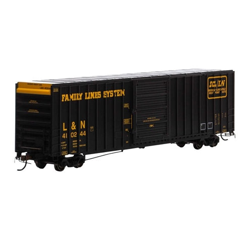 Athearn Ready To Roll ATH72754 HO 60' ICC Hi-Cube Box L&N #410244 Black, Orange NIB RTR