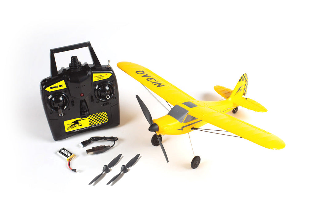 Rage RC Sport Cub 400 Micro 3-Channel RTF RC Airplane w/PASS