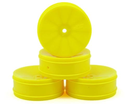 JConcepts 3362Y 12mm Hex Bullet 60mm Front Wheels (4) (B6/B5/RB6) (Yellow) NIB