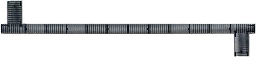 Kadee 2002 HO 40' Apex Running Board Black NIB