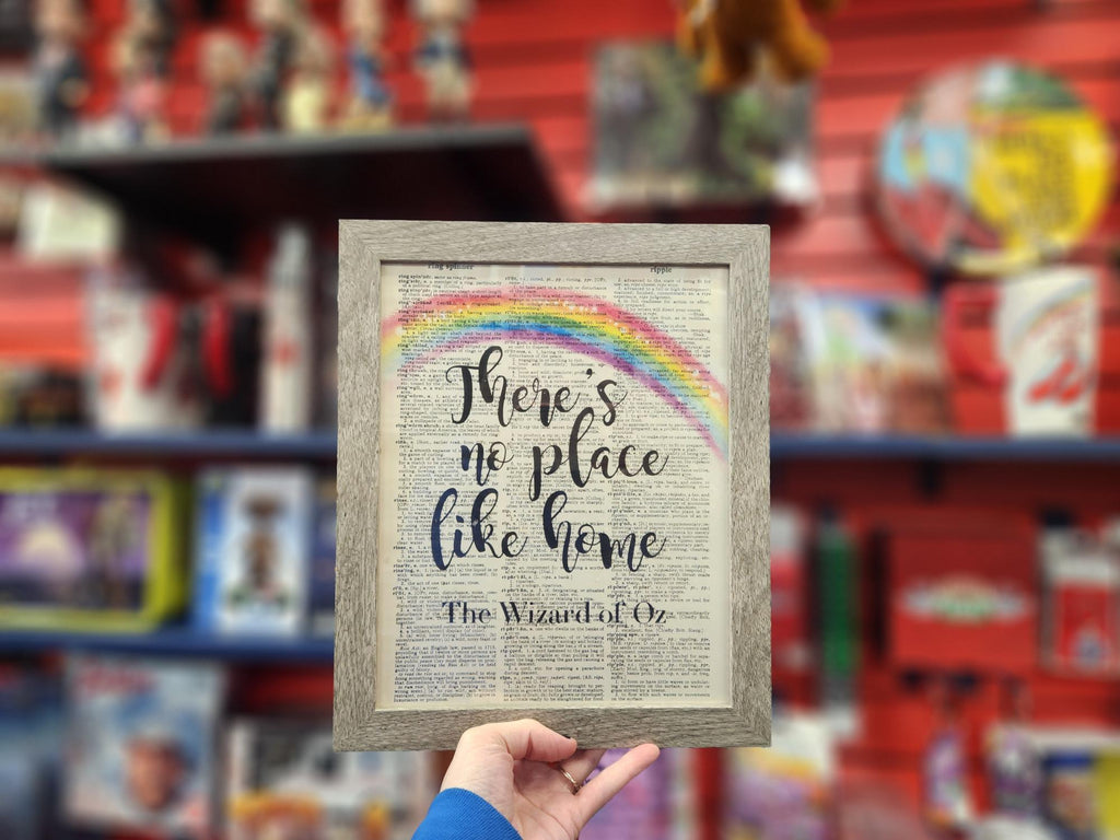 Wizard of Oz 8x10 There's No Place Like Home Framed