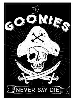 Goonies Never Say Die Black Magnet