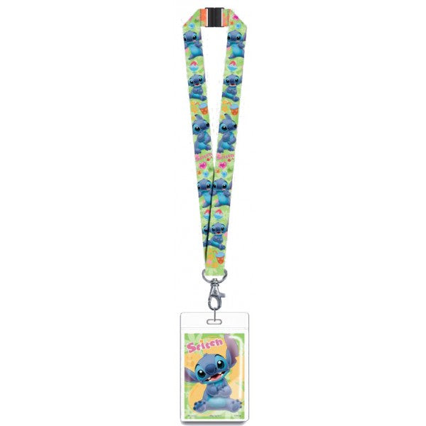 Lilo & Stitch Lanyard with Cardholder