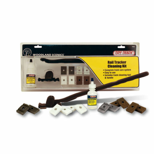 Woodland Scenics TT4550 Tidy Track Rail Tracker Cleaning Kit NIB