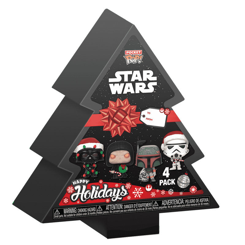 Pocket POP! Star Wars Holiday 4pk