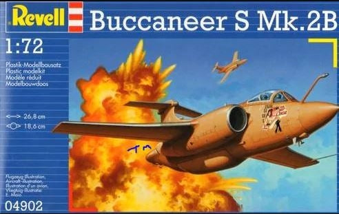 Revell Germany 04902 Buccaneer S Mk.2B 1/72 Scale Plastic Model Kit NIB