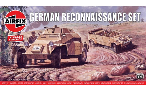 Airfix German Reconnaissance Set 1/76 Scale Plastic Model Kit