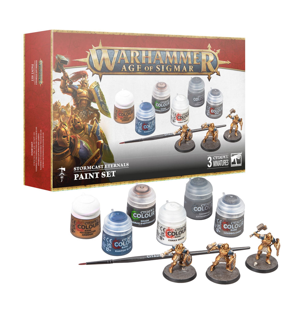 Warhammer Age of Sigmar: Stormcast & Paint Set