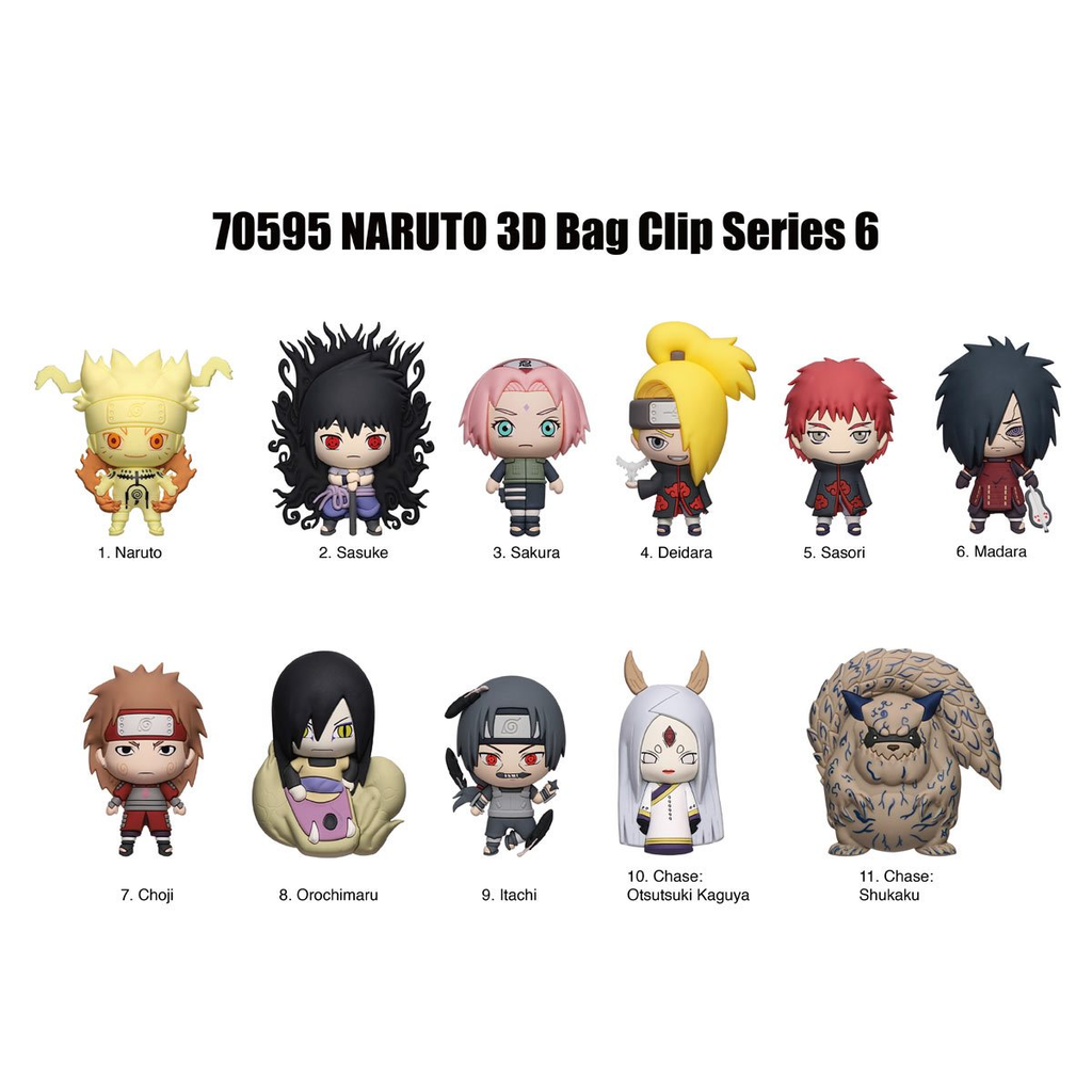 Naruto Series 6 Mystery Keychain