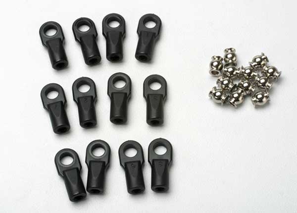 Traxxas 5347 Large Rod Ends w/ Hollow Balls (12) NIB