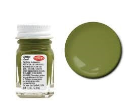 Testors 1164 Flat Green Enamel Paint 1/4oz (7.4mL) NIB