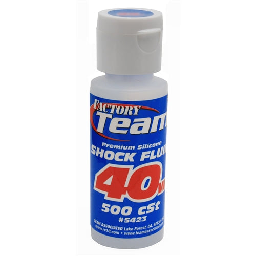 Team Associated 5423 Silicone Shock Oil Fluid 40wt (500 cSt) 2oz NIB