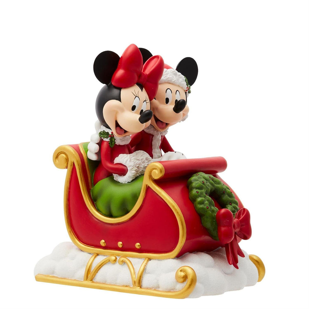 Mickey Mouse & Minnie Mouse in Sleigh Disney Showcase