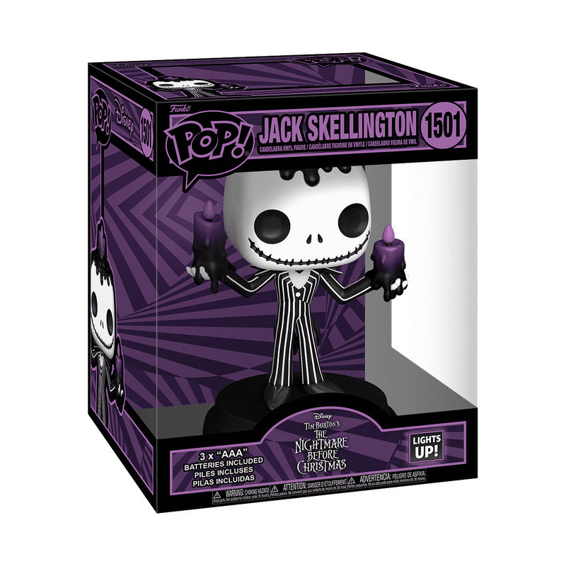 POP! Nightmare Before Christmas - Super Size Light Up Jack Holding Candles