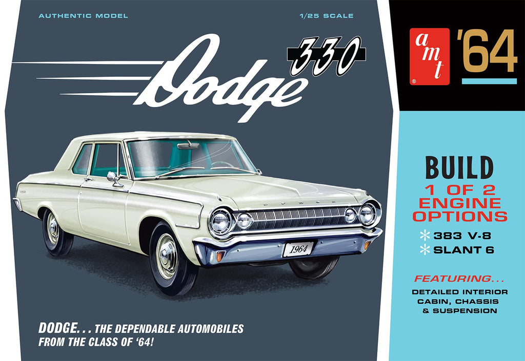 AMT 1964 Dodge 330 1:25 Plastic Model Kit