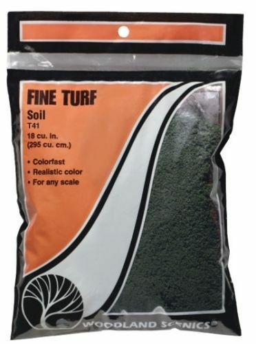 Woodland Scenics Fine Turf Soil 18 Cubic Inches 295 Cubic cm