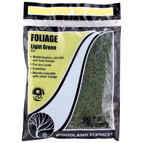 Woodland Scenics Foliage Light Green 90.7 in²/585 cm²