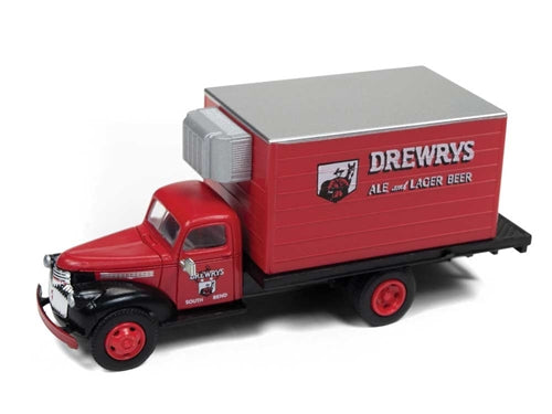 Classic Metal Works - Mini Metals 30518 HO 1941-1946 Chevrolet Reefer Delivery Truck Drewerys Beer Assembled NIB