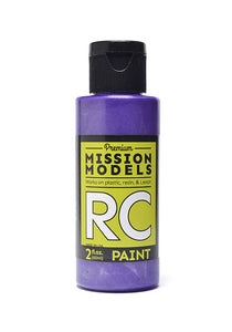 Mission Models MMRC-027 Water-based RC Paint, 2 oz bottle, Pearl Berry