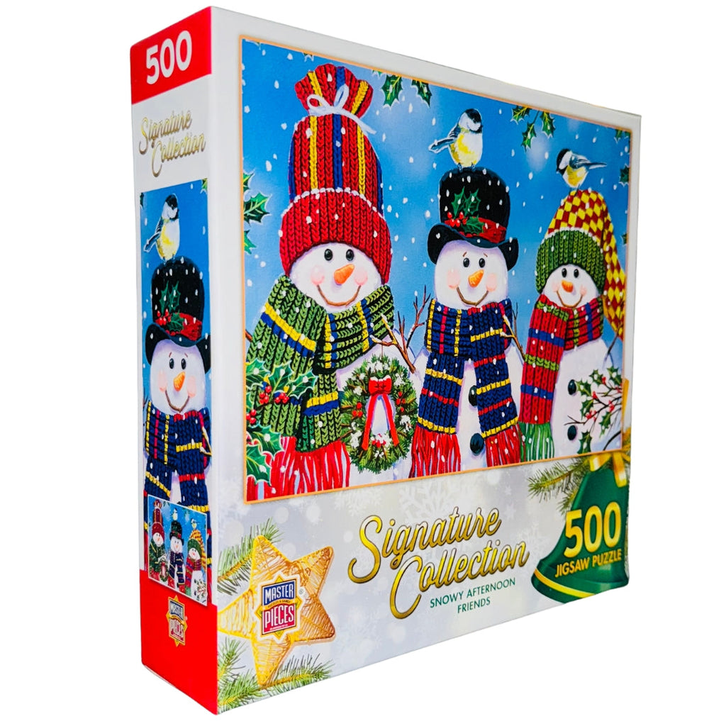 Holiday Signature "Snowy Afternoon Friends" 500 pc Puzzle