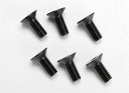 Traxxas 2535 4x10mm Flat Head Screws (6) NIB