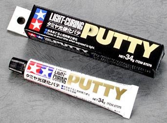 Tamiya 87076 Light-Curing Putty 34g NIB