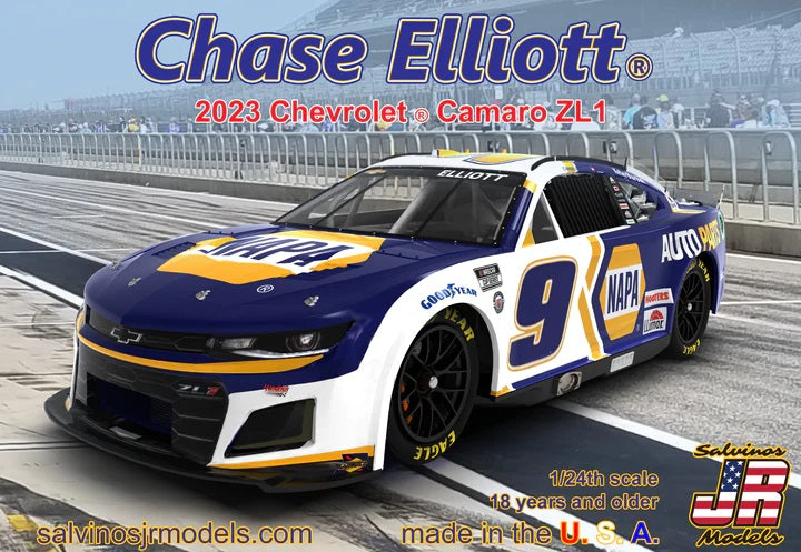 Salvinos JR Models Chase Elliott 2023 Hendrick Motorsports 'NAPA' 1/24 Plastic Model Kit