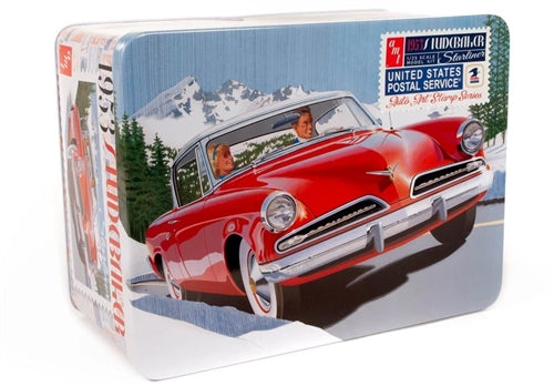 AMT AMT1251 Studebaker Starliner USPS With Collectible Tin 1/25 Plastic Model Kit