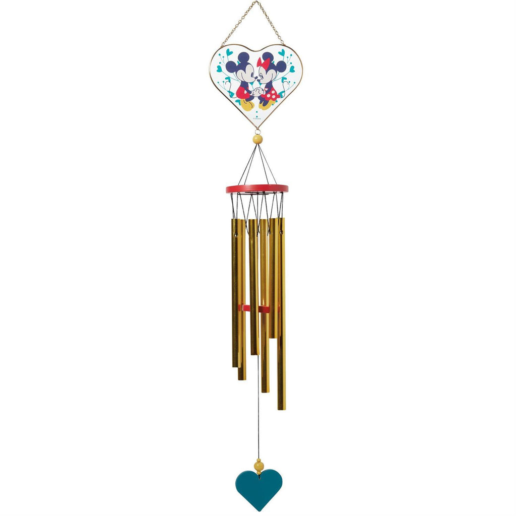 Mickey & Minnie in Heart Wind Chime